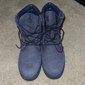Navy Blue Timberlands